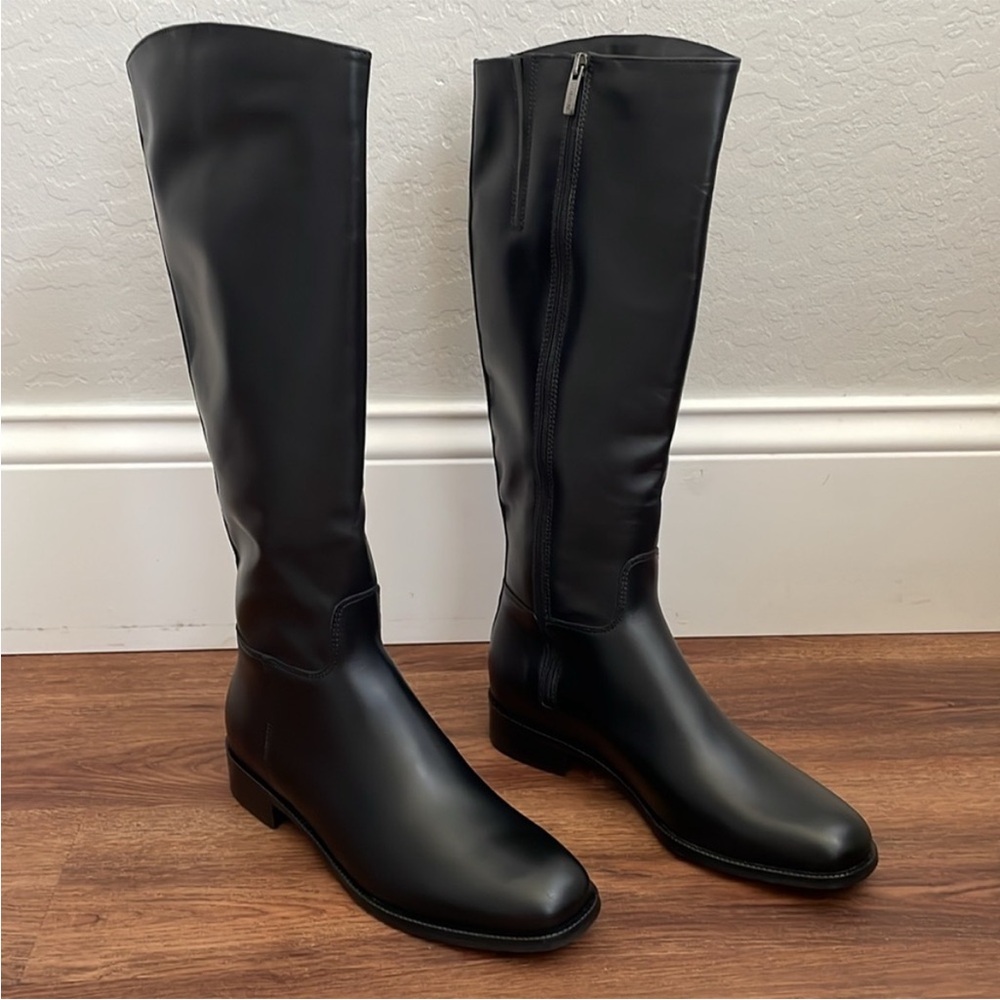 New La Canadienne Sasha Leather Riding Boots - Picture 3 of 8